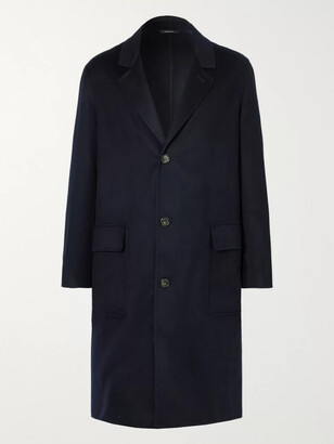 cashmere coat in rain