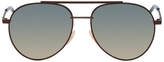 Thumbnail for your product : Fendi Brown FF 0222/S Sunglasses
