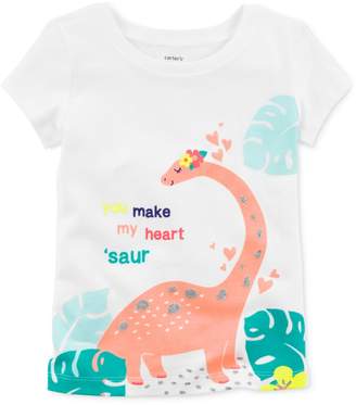 Carter's Dinosaur Cotton T-Shirt, Little and Big Girls
