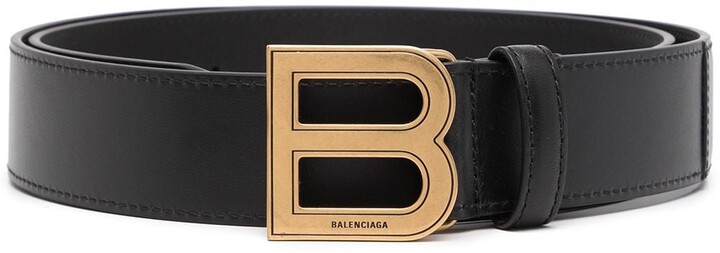 Balenciaga Hourglass B-logo belt - ShopStyle
