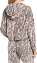 Thumbnail for your product : Blank NYC Leopard Hooded Sweatshirt