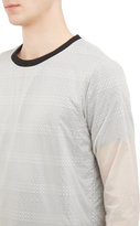 Thumbnail for your product : Public School Diamond-Pattern Sheer Overlay Sweatshirt