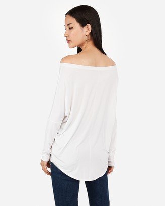 Express Relaxed Off The Shoulder London Tee