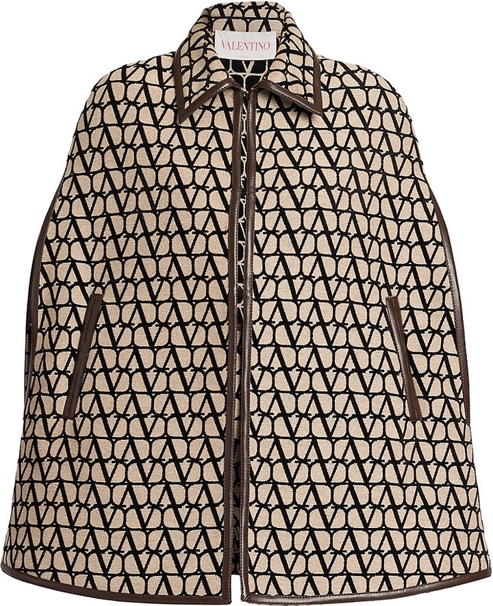 Leather Cape Coat | Shop The Largest Collection | ShopStyle