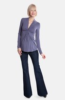 Thumbnail for your product : Olian Twist Front Jersey Maternity Top