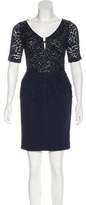 Thumbnail for your product : J. Mendel Short Sleeve Mini Dress