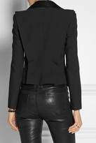 Thumbnail for your product : Vivienne Westwood Card satin-trimmed stretch-crepe blazer
