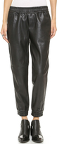 Thumbnail for your product : Club Monaco Sami Faux Leather Track Pants