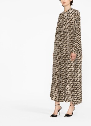 Valentino Garavani Toile Iconographe maxi dress - ShopStyle