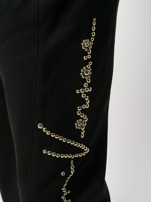 Versace studded Gianni track pants