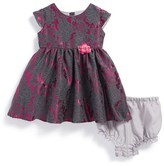 Thumbnail for your product : Us Angels Floral Brocade Dress & Bloomers (Baby Girls)