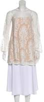 Thumbnail for your product : For Love & Lemons Lace Long Sleeve Tunic