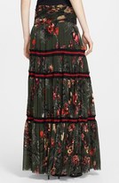 Thumbnail for your product : Jean Paul Gaultier Print Tiered Maxi Skirt