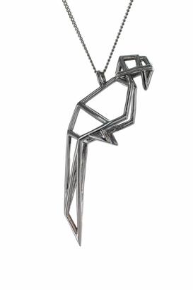 Origami Jewellery Necklace Frame Parrot