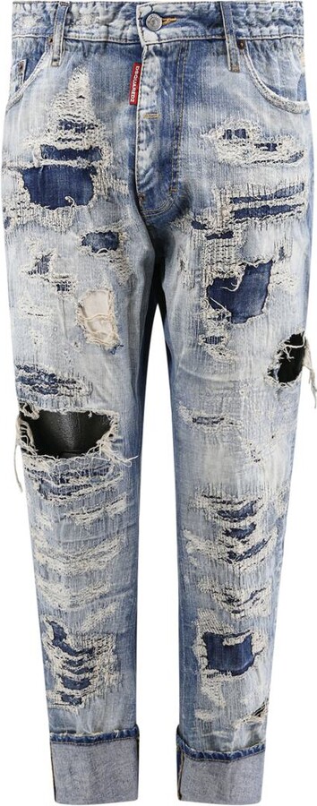はり⭐️DSQUARED2 BIG BROTHER JEAN DSQUARED2 Big Brother Jeans | Blue | FARFETCH