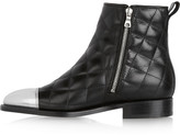 Thumbnail for your product : Balmain Quilted leather ankle boots