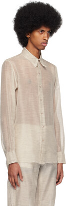 gabriela coll garments シャツ　size 1 Gabriela Coll Garments Khaki No.197 Shirt Gabriela Coll