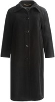 Thumbnail for your product : Ellen Tracy Button Front Maxi Coat - Wool (For Plus Size Women)