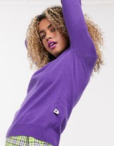 Thumbnail for your product : Collusion high neck sweater in purple