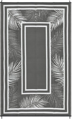 Bay Isle Home Outdoor Plastic Straw Rug Waterproof UV Resistant Reversible Patio Rug Foldable Stain Resistant Outside Carpet with Stakes for Gardens Decks Rv