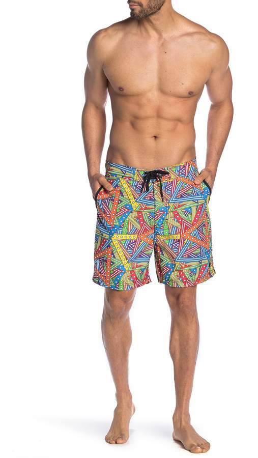 Beach Bros Angled Flag Swim Shorts ShopStyle
