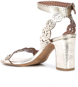 Tabitha Simmons Lace Cut Sandals