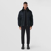 Thumbnail for your product : Burberry hearling Collar Cotton Gabardine Puffer Jacket