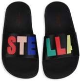 Thumbnail for your product : Stella McCartney Rosanna Faux Leather Slides