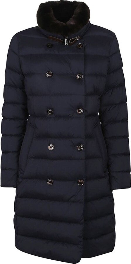 Double Breasted Puffer Coat ShopStyle
