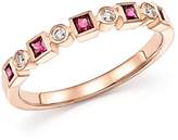 Thumbnail for your product : Bloomingdale's Ruby & Diamond Band in 14K Rose Gold - 100% Exclusive