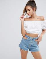 Thumbnail for your product : ASOS Cotton Crop Top
