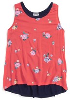 Thumbnail for your product : Splendid Print Voile Mix Media Tank Top (Big Girls)