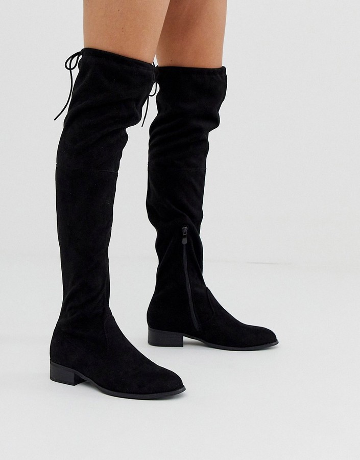 Flat Knee Boots | Shop The Largest Collection | ShopStyle