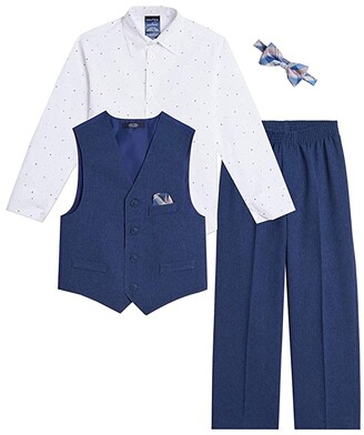 Nautica Baby Boys' 4-Piece Vest Set with Dress Shirt, Vest, Pants, and Tie