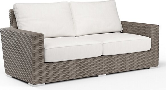Sunset West Coronado Outdoor Loveseat in White