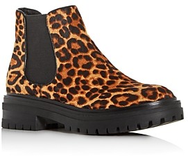 kenneth cole reaction leopard booties