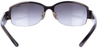 Chopard Tinted Oval Sunglasses