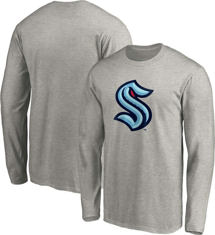 Men's Fanatics Branded Heathered Gray Carolina Panthers Big & Tall Practice  Long Sleeve T-Shirt