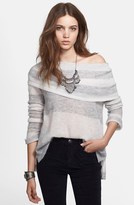 Thumbnail for your product : Free People 'Lulu' Rugby Stripe Cowl Neck Sweater