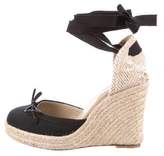 Thumbnail for your product : Christian Louboutin Lace-Tie Espadrille Wedges