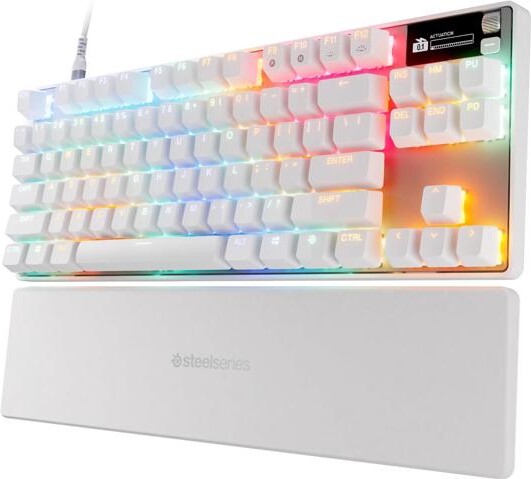 SteelSeries Apex Pro TKL Gen 3 Gaming Keyboard - OmniPoint 3.0 Switches, Adjustable Actuation, Rapid Trigger, Game-Ready Presets, Rapid Tap/SOCD,...