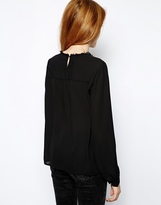 Thumbnail for your product : Only Blouse With Lace Trim