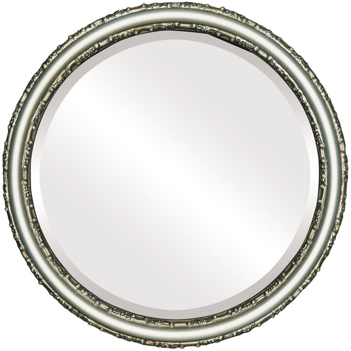 OVALCREST by The OVALCREST Mirror Store Virginia Framed Round Mirror in