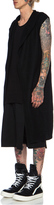 Thumbnail for your product : Rick Owens Hooded Cashmere Cardigan in Black