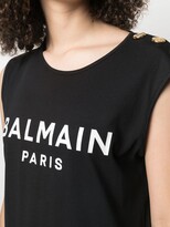 Thumbnail for your product : Balmain Logo-Print Tank Top