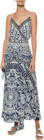 Thumbnail for your product : Camilla Small Town Hero Embellished Printed Silk Crepe De Chine Wrap Dress