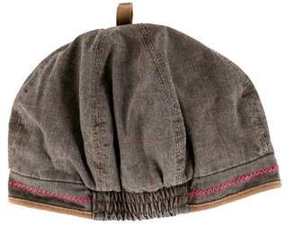 Catimini Girls' Plaid Hat brown Girls' Plaid Hat