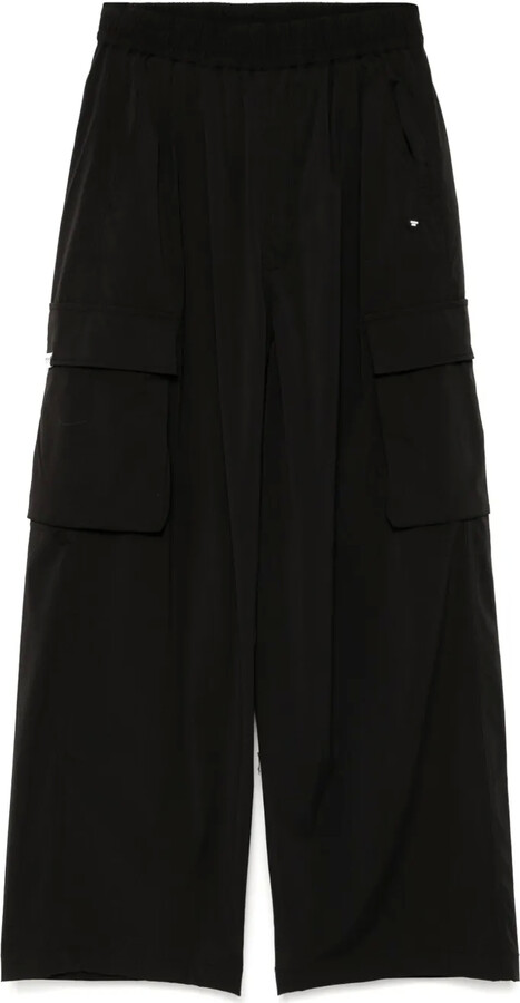 CHOCOOLATE Wide-Leg Cargo Pants