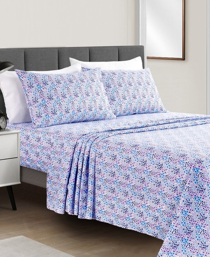 Sunham Colesville Floral/Solid 3-Pc. Comforter Sets - Macy's