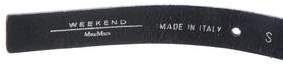 Max Mara Weekend Studded Leather Belt